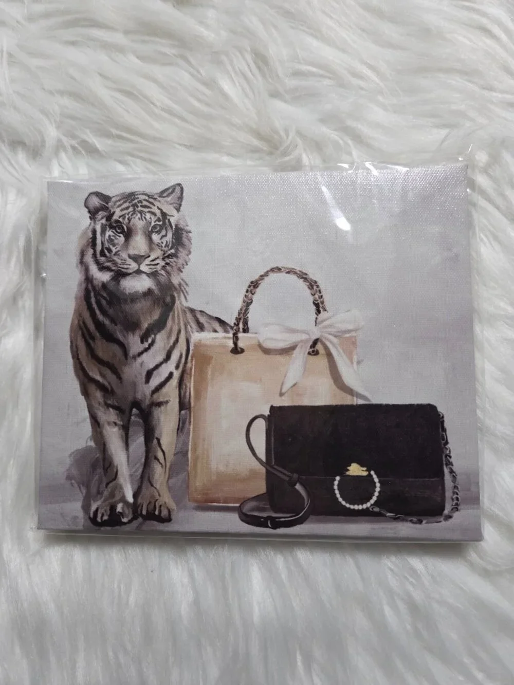 Fashionista Tiger & Leopard Wall Art Set